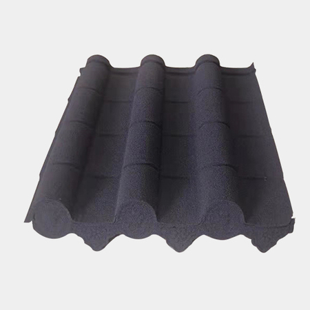 Antique stone coated metal roof tiles